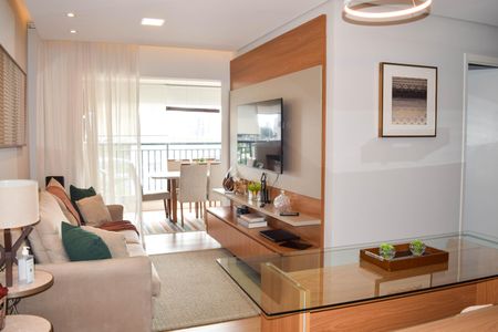 Sala de apartamento à venda com 3 quartos, 82m² em Cidade Mãe do Céu, São Paulo