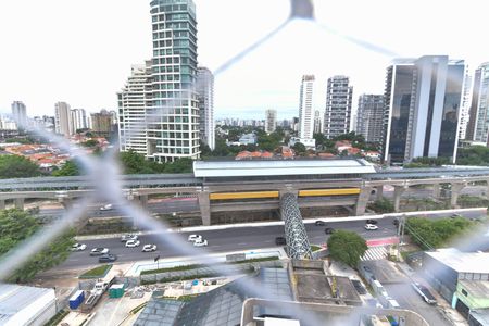 Varanda- Vista de kitnet/studio à venda com 1 quarto, 25m² em Vila Cordeiro, São Paulo