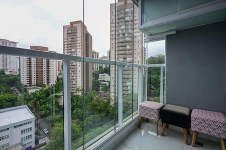 Apartamento à venda com 41m², 1 quarto e 1 vagaVaranda