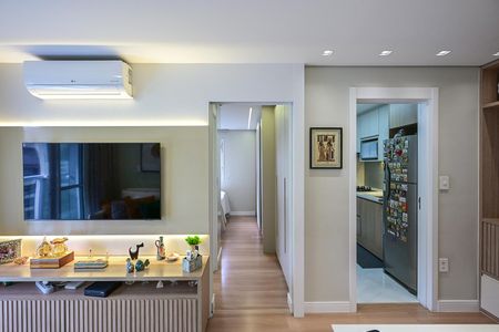 Sala de apartamento à venda com 1 quarto, 41m² em Vila Andrade, São Paulo