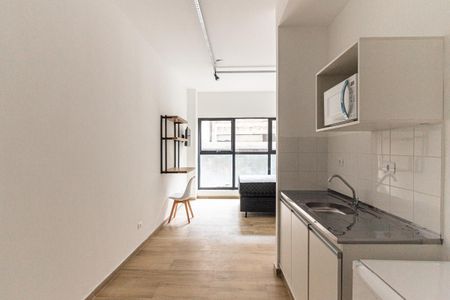 Cozinha de kitnet/studio para alugar com 1 quarto, 44m² em Centro Histórico de São Paulo, São Paulo