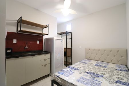 Sala/Quarto/Cozinha de kitnet/studio para alugar com 1 quarto, 16m² em Barra Funda, São Paulo