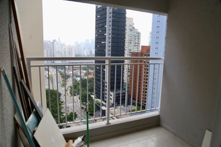 Varanda de apartamento para alugar com 1 quarto, 30m² em Brooklin, São Paulo