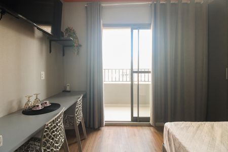 Studio - Sala e Quarto  de apartamento para alugar com 1 quarto, 24m² em Tatuapé, São Paulo