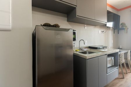 Apartamento para alugar com 24m², 1 quarto e sem vaga Apartamento para alugar com 24m², 1 quarto e sem vagaStudio - Cozinha