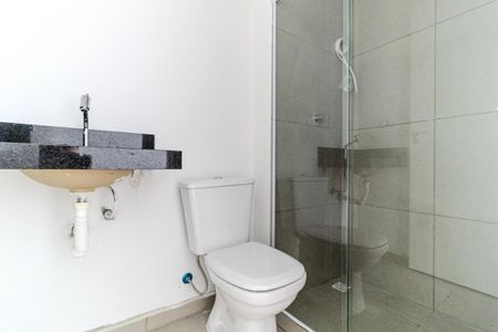 Banheiro de kitnet/studio para alugar com 1 quarto, 41m² em Centro Histórico de São Paulo, São Paulo