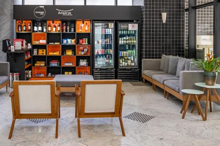 Studio para alugar com 26m², 1 quarto e 1 vagaHall Social