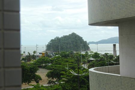 Vista da Sala de apartamento para alugar com 1 quarto, 61m² em José Menino, Santos