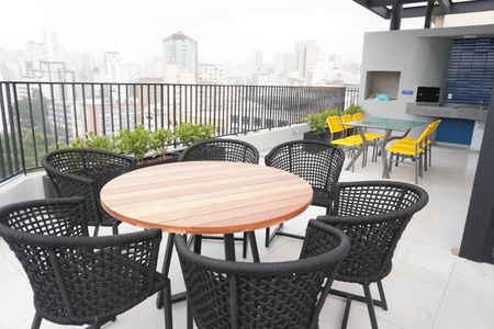 Studio à venda com 24m², 1 quarto e sem vagaChurrasqueira