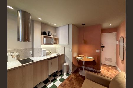Sala de apartamento à venda com 1 quarto, 23m² em Copacabana, Rio de Janeiro