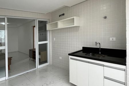 Varanda Gourmet de apartamento para alugar com 2 quartos, 70m² em Boqueirão, Santos