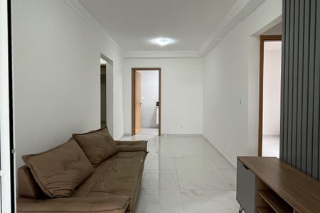 Sala de apartamento para alugar com 2 quartos, 70m² em Boqueirão, Santos