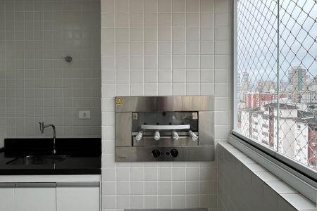 Varanda Gourmet de apartamento para alugar com 2 quartos, 70m² em Boqueirão, Santos