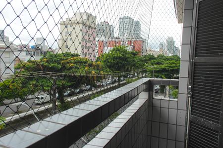 Varanda do Quarto 1 de apartamento para alugar com 2 quartos, 98m² em Vila Belmiro, Santos