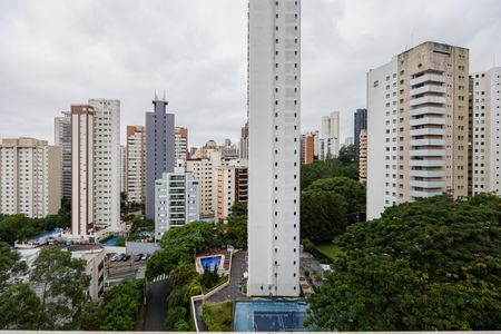 Vista da Varanda da Sala de apartamento à venda com 1 quarto, 84m² em Morumbi, São Paulo