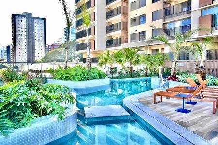 Apartamento para alugar com 40m², 1 quarto e sem vaga Apartamento para alugar com 40m², 1 quarto e sem vagaÁrea comum - Piscina