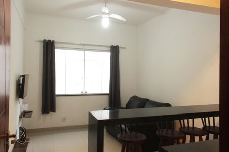 Sala de apartamento para alugar com 1 quarto, 33m² em Boqueirão, Santos