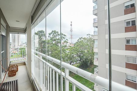 Apartamento à venda com 127m², 3 quartos e 2 vagasSacada do Quarto 2 - Suíte