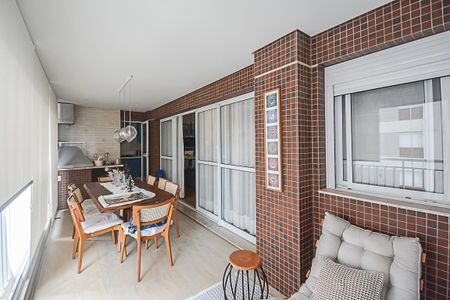Varanda gourmet de apartamento à venda com 3 quartos, 127m² em Jardim Chácara Inglesa, São Bernardo do Campo