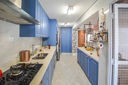 Apartamento à venda com 127m², 3 quartos e 2 vagasCozinha e Área de Serviço