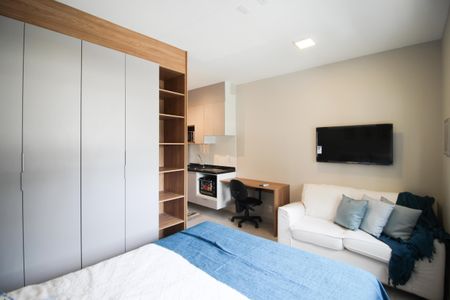 Suíte  de kitnet/studio para alugar com 1 quarto, 27m² em Vila Olímpia, São Paulo