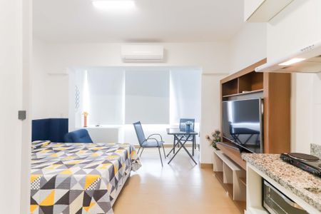 Studio para alugar com 25m², 1 quarto e 1 vaga Studio para alugar com 25m², 1 quarto e 1 vagaStudio - Quarto e Cozinha