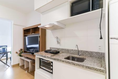 Studio para alugar com 25m², 1 quarto e 1 vaga Studio para alugar com 25m², 1 quarto e 1 vagaStudio - Quarto e Cozinha