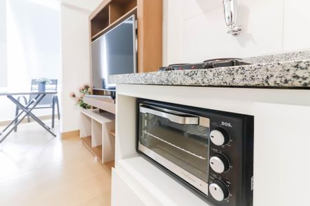 Studio para alugar com 25m², 1 quarto e 1 vaga Studio para alugar com 25m², 1 quarto e 1 vagaStudio - Quarto e Cozinha