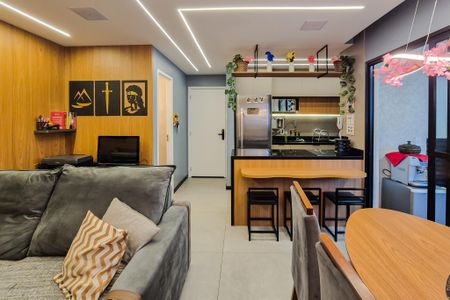 Sala de apartamento à venda com 2 quartos, 60m² em Baeta Neves, São Bernardo do Campo