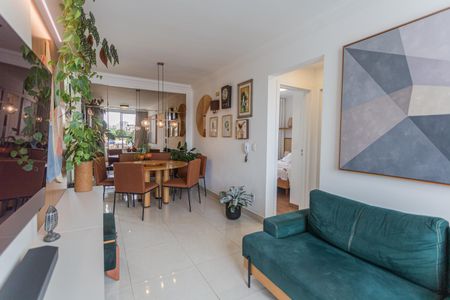 Sala de apartamento à venda com 2 quartos, 52m² em Santo André, Belo Horizonte