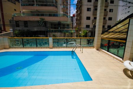 Área comum - Piscina de apartamento para alugar com 1 quarto, 60m² em Aviação, Praia Grande