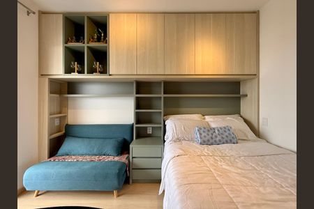 Studio para alugar com 27m², 0 quarto e sem vaga Studio para alugar com 27m², 0 quarto e sem vagaQuarto