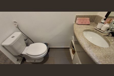 Banheiro Social  de kitnet/studio à venda com 1 quarto, 20m² em Santa Paula, São Caetano do Sul