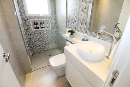 Banheiro de apartamento para alugar com 2 quartos, 65m² em Palmeiras de São José, São José dos Campos