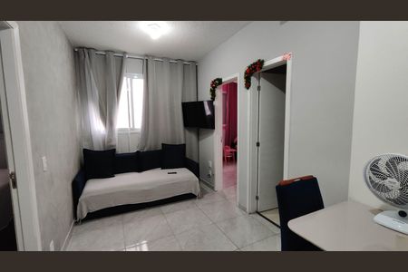 Sala de apartamento para alugar com 2 quartos, 42m² em Vila Sao Paulo, Ferraz de Vasconcelos