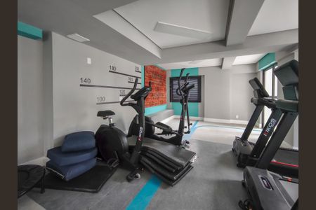 Studio para alugar com 32m², 1 quarto e sem vaga Studio para alugar com 32m², 1 quarto e sem vagaÁrea comum - Academia