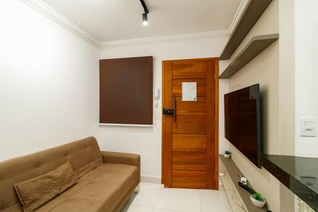 Sala de apartamento à venda com 1 quarto, 34m² em Vila Gustavo, São Paulo