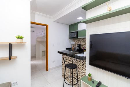 Sala de apartamento à venda com 1 quarto, 34m² em Vila Gustavo, São Paulo