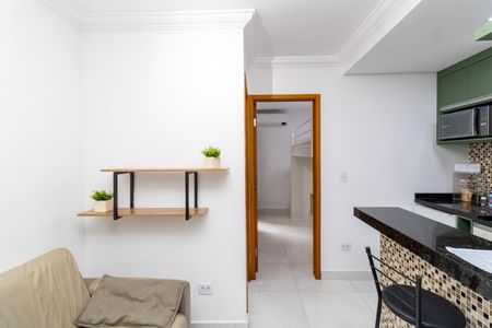 Sala de apartamento à venda com 1 quarto, 34m² em Vila Gustavo, São Paulo
