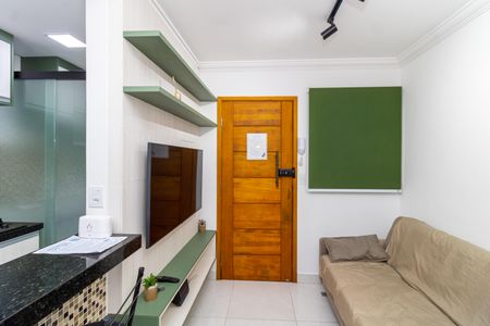 Sala de apartamento à venda com 1 quarto, 34m² em Vila Gustavo, São Paulo