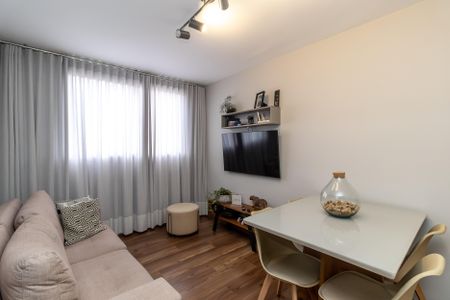 Sala de apartamento à venda com 2 quartos, 46m² em Castelo, Belo Horizonte