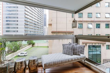 Varanda da Sala de apartamento para alugar com 2 quartos, 64m² em Vila Olímpia, São Paulo