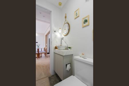 Apartamento à venda com 50m², 2 quartos e 1 vaga Apartamento à venda com 50m², 2 quartos e 1 vagaBanheiro Social