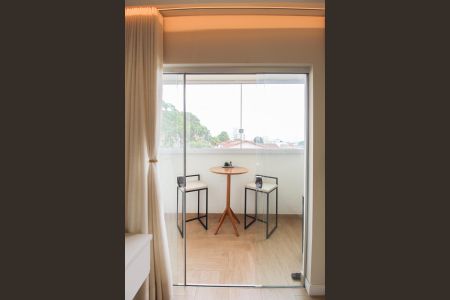 Varanda da Sala de apartamento à venda com 2 quartos, 50m² em Indians, Belo Horizonte