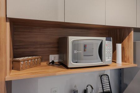 Studio à venda com 30m², 1 quarto e sem vaga Studio à venda com 30m², 1 quarto e sem vagaCozinha