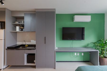 Studio de kitnet/studio para alugar com 1 quarto, 25m² em Vila Olímpia, São Paulo