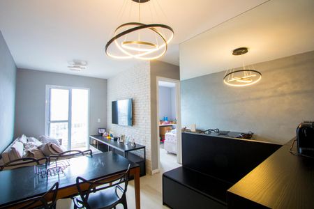 Sala de apartamento à venda com 2 quartos, 50m² em Vila Leopoldina, Santo André