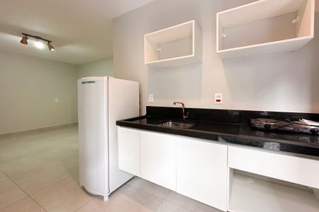 Cozinha de apartamento para alugar com 1 quarto, 22m² em Vila Marlene, São Bernardo do Campo