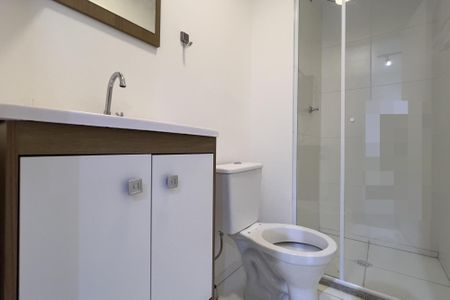 Banheiro de apartamento à venda com 1 quarto, 27m² em Vila das Bandeiras, Guarulhos