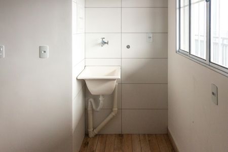 Studio para alugar com 25m², 1 quarto e sem vaga Studio para alugar com 25m², 1 quarto e sem vagaCozinha e Área de Serviço